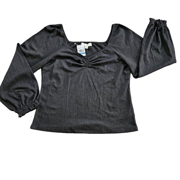 Top Womens XL Lot of 2 MICHAEL by Michael Kors Vero Moda Black Office Gothic - Picture 5 of 16